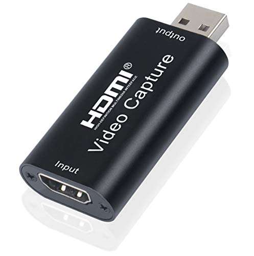 Capturadora de Video Portátil HDMI 1080p