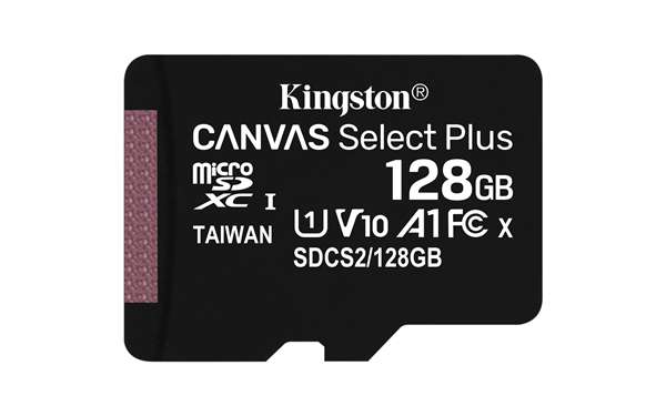 Micro SD Kingston Select Plus 128GB con Adaptador SD