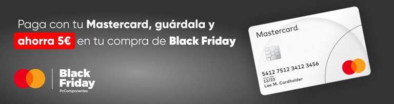 Ahorra 5 euros en compras del Black Friday si pagas con Mastercard