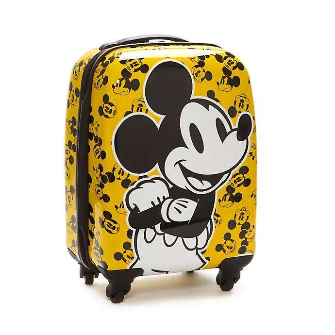 maleta con ruedas amarilla Mickey Mouse