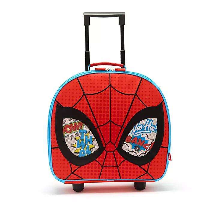 maleta con ruedas pequeña spiderman