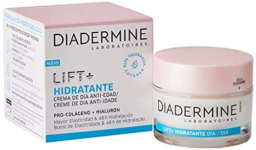 Diadermine Crema de Día Lift+ Hidratante, con tecnología Skinplex Optimizadora de Colágeno, Hidratación Intensa, 50 mililitros