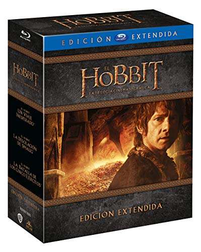Trilogía El Hobbit versión extendida + extras blu-ray - mínimo h°