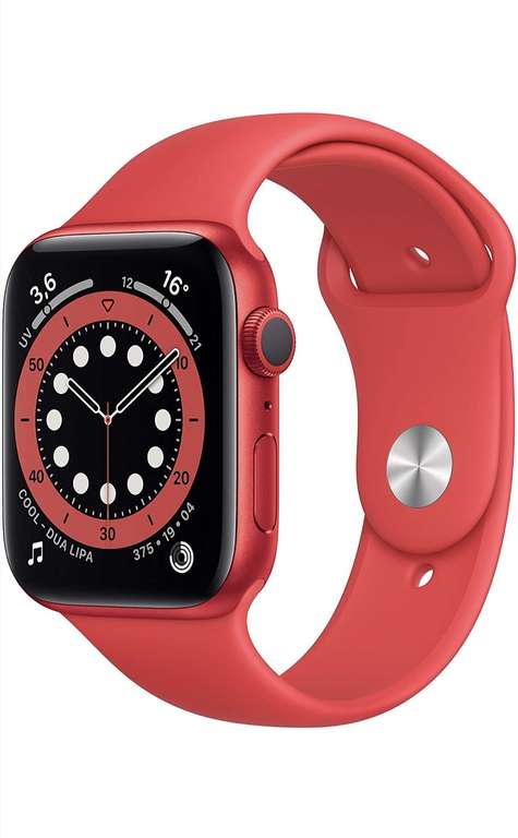 Apple Watch Series 6 (GPS, 44 mm) Caja de aluminio (PRODUCT)RED
