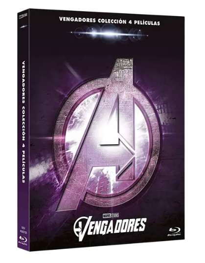 Colección Vengadores en Blu-Ray (4 películas + bonus)