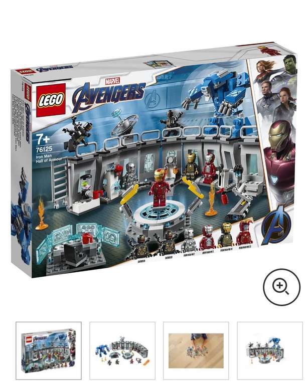  LEGO® Marvel: Iron Man: Sala de Armaduras (76125)