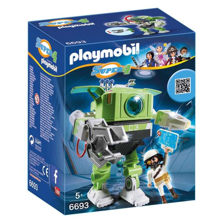 Playmobil Super 4 Cleano Robot