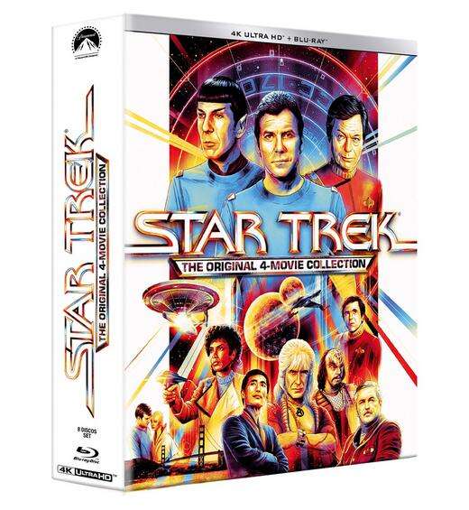 Star Trek: Las 4 originales (4K UHD + Blu Ray) Con muchísimos extras