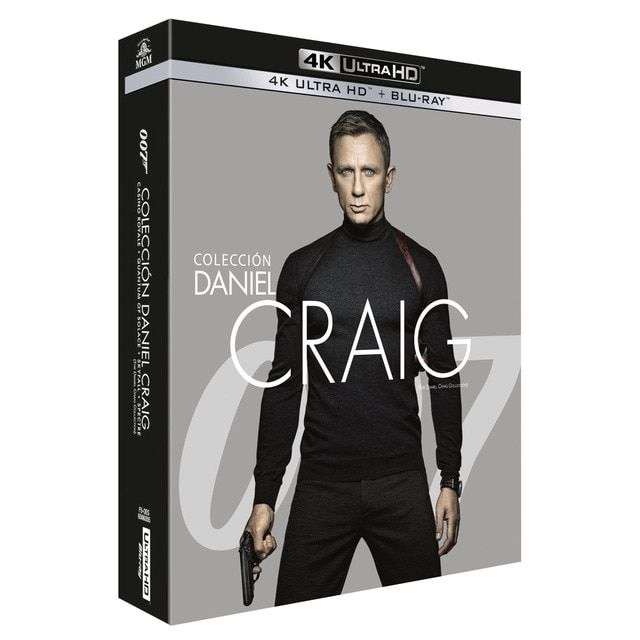 Pack 4 pelis 007 Daniel Craig Bluray 4k