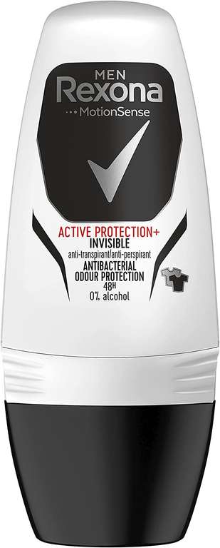 Rexona Active Pro+ Desodorante Antitranspirante Roll On Invisible Hombre 50ml o Rexona Desodorante Antitranspirante Cobalt Venus