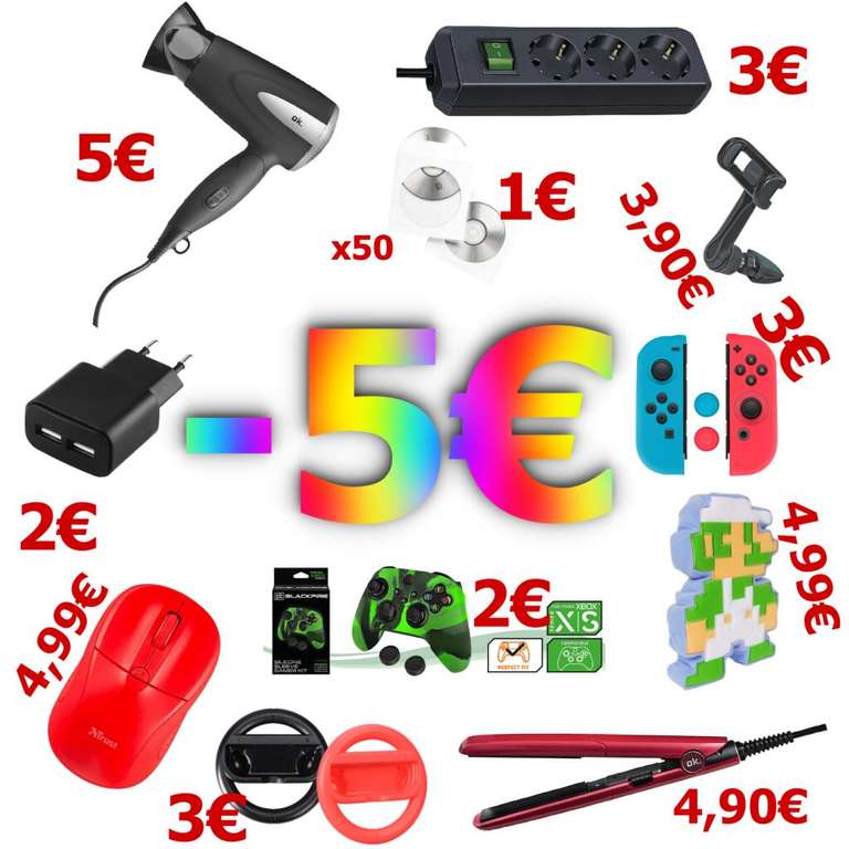 +100 Productos // POR MENOS DE 5€!!! - MediaMarkt & eBay