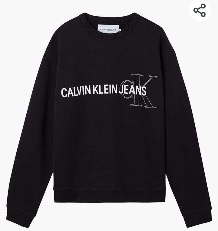 Calvin Klein Instit Seasonal Logo Crew Neck Sudadera para Hombre