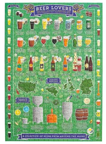 Puzzle de 500 piezas para Amantes de la Cerveza Ridley's Games. Recogida en Supercor por 1€.
