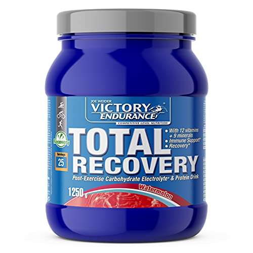 VICTORY ENDURANCE Total Recovery, Maximiza la recuperación después del entrenamiento, Sabor Sandía (1250 g)