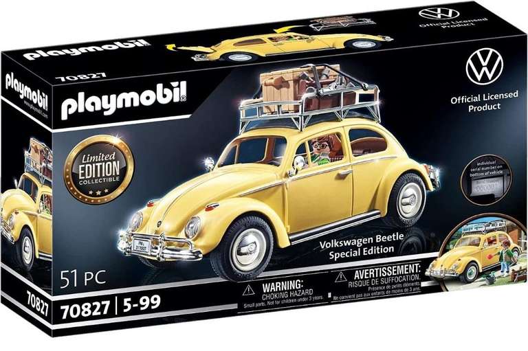 PLAYMOBIL Volkswagen 70827 VW Beetle - Edición Especial