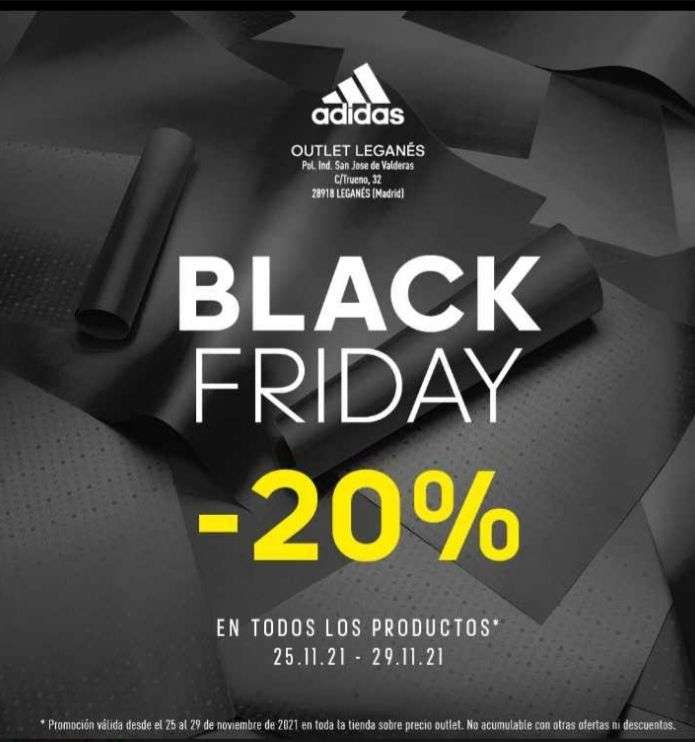 Black Friday en adidas outlet Leganés