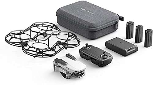 DJI Mavic Mini Combo - Dron Ultraligero y Portátil, Sin Care Refresh, Duración Batería 30 Minutos, Sin Tarjeta, Distancia Transmisión 2 Km