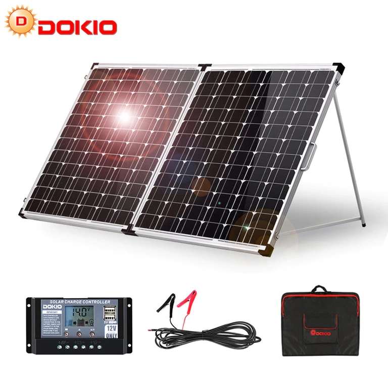 Panel solar plegable, placa cargadora de sistema, de China, 10/20 A, 12 V, 100 W