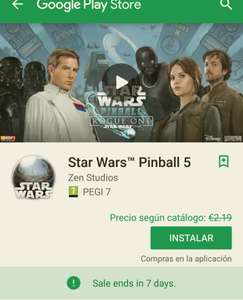Android e iOS: Star Wars Pinball 5 (gratis)