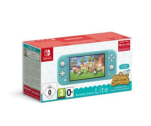 Nintendo Switch Lite Turquesa + Animal Crossing + 3 meses de online
