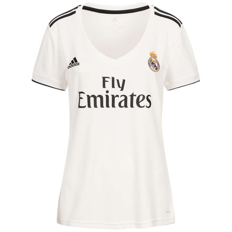 Camiseta para Mujer Adidas Real Madrid CF (Tallas 2XS a 2XL)