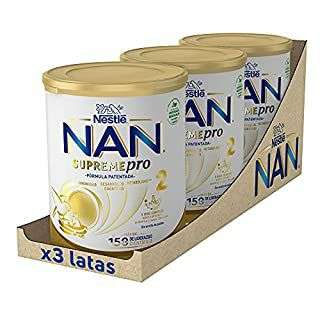 3 botes de leche polvo bebe Nestlé nan supreme 2
