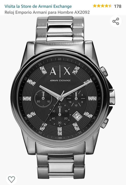 Reloj Emporio Armani para Hombre AX2092Reloj Emporio Armani para Hombre AX2092