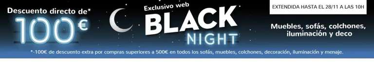 Black night (100€ de descuento al gastar 500€)hasta el 28 a las 10:00