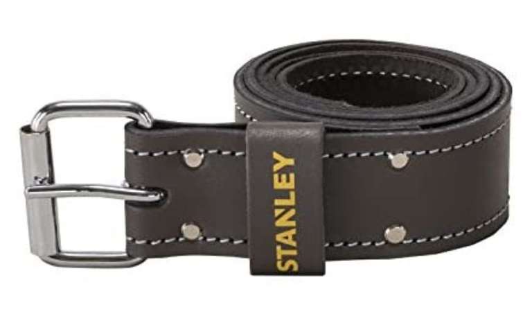 Cinturón de piel Stanley con hebilla metálica