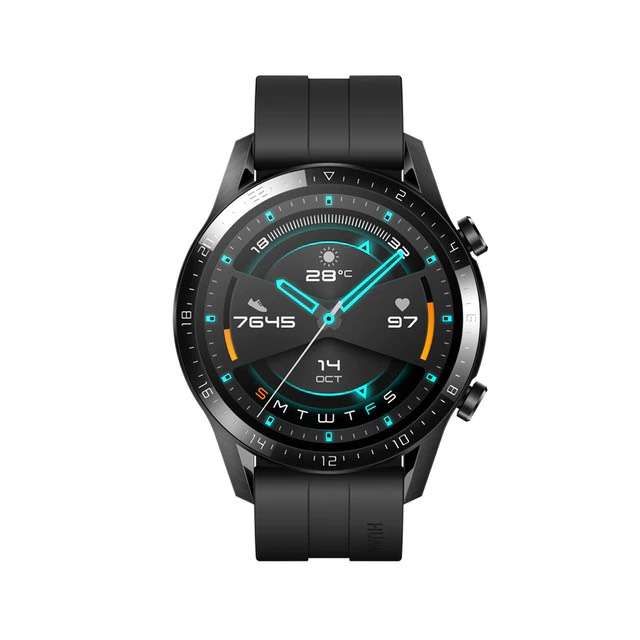 Smartwatch - Huawei Watch GT2 Sport, 46 mm, Táctil 1.39" AMOLED, Autonomía 2 semanas, GPS, Bluetooth, Negro