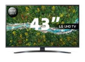 TV LG 43" UHD 4K con Inteligencia Artificial