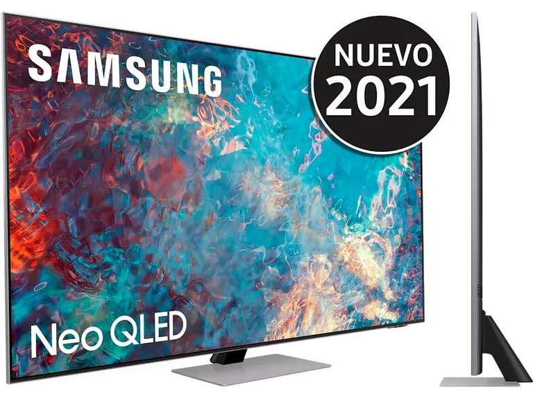 TV QLED 75" - Samsung QE75QN85AATXXC, Neo QLED 4K con IA + 200 € Cashback (o 400 € con barra de sonido)