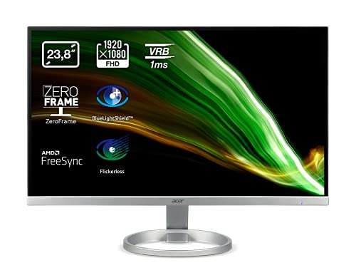 Monitor Acer R240Ysi -- 23.8" Full HD 75 Hz -- Pantalla IPS LED - 1ms - VESA