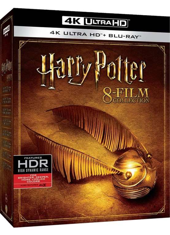 Harry Potter - colección completa 4K Ultra Hd (Incluye idioma español)