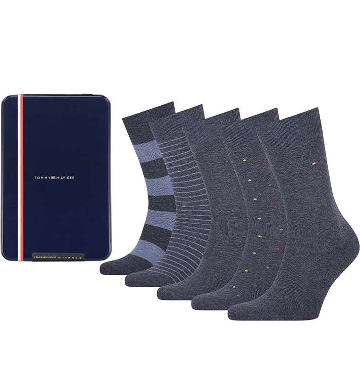 5 x Pack Regalo Tommy Hilfiger calcetines.