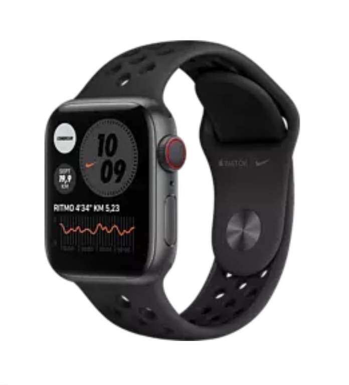 Apple Watch Nike Series 6, GPS+Cell, 40 mm, Correa Nike Sport Antracita/Negro (+4 meses de Apple music)
