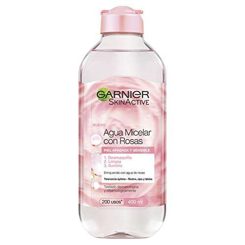 Garnier Skin Active Agua Micelar con Agua de Rosas 400ml