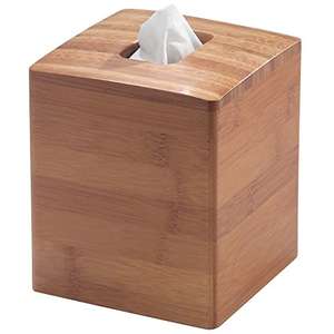 Caja para pañuelos de papel de bambú