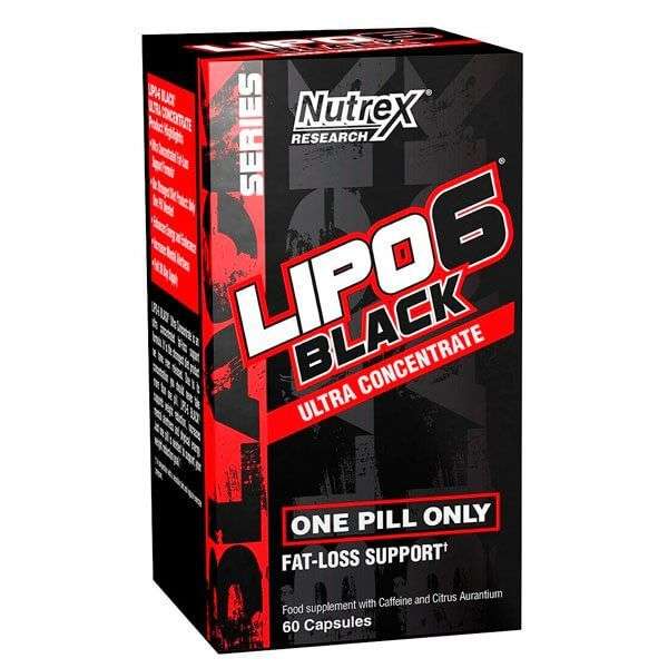 Quemador de Grasas Nutrex - Lipo 6 Black Ultra Concentrate (60 Cápsulas)