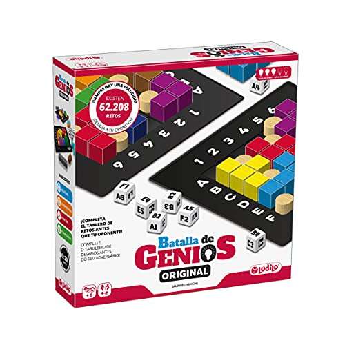 Batalla de Genios Original, Juego de Inteligencia (Tipo Tetris)