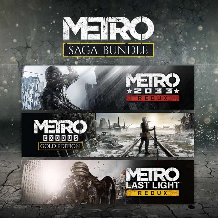Saga completa Metro para PS4/PS5 solo 17.9€