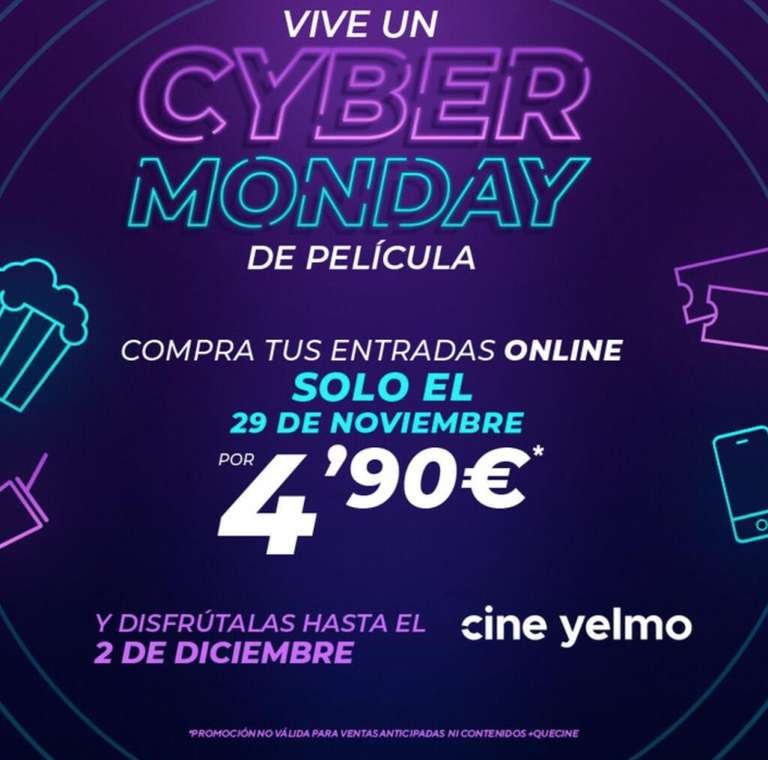 Cine Yelmo: Cyber Monday