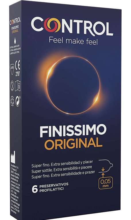 Caja de 6 preservativos Control Finissimo Original