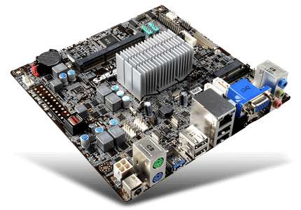 Placa base ECS BAT-I2/J1800, Procesador Integrado J1800, Memoria: DDR3 SO-DIMM, USB 3.0, Mini-ITX
