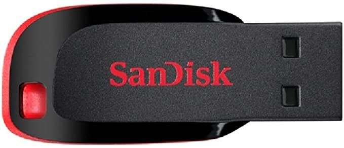 SanDisk Unidad flash USB Cruzer Blade de 64 GB y 32gb a 2.69€