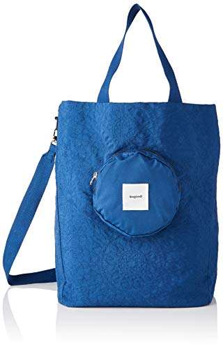 Bolso Desigual Woven Luggage en color azul