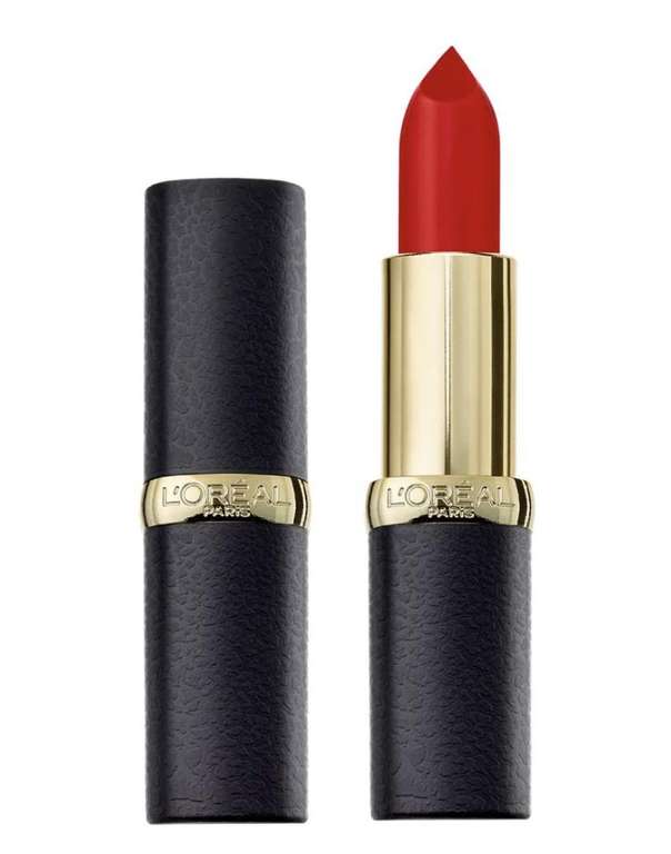 L'Oréal Paris Make-up designer Color Riche Mate Pintalabios, Mate Rojo 346 Scarlet Silhouette