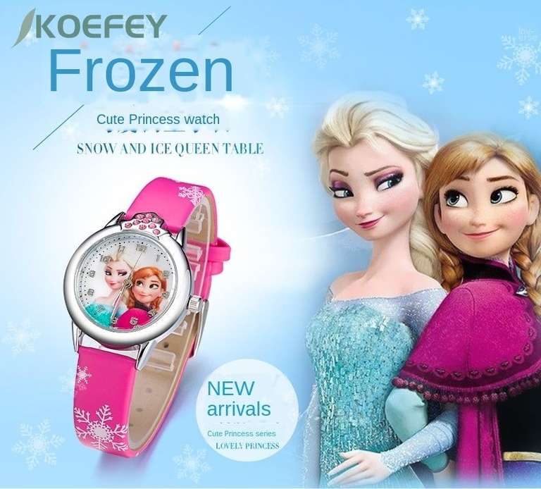 Reloj de Frozen para los peques de casa, varios modelos