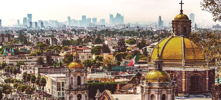 Vuelos ida y vuelta a Ciudad de México desde 444€ para Febrero