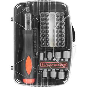 Black & Decker - Kit Con 40 Piezas Para Atornillar